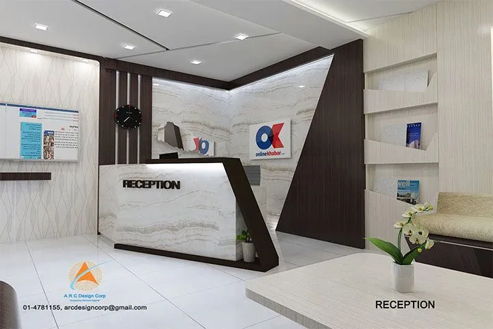 Corporate Lounge and Division Corridor